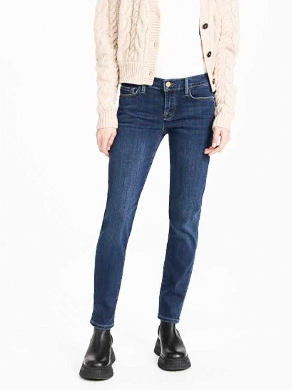 FRAME Le Garcon Slim Boyfriend Jeans in Dublin Sz 29